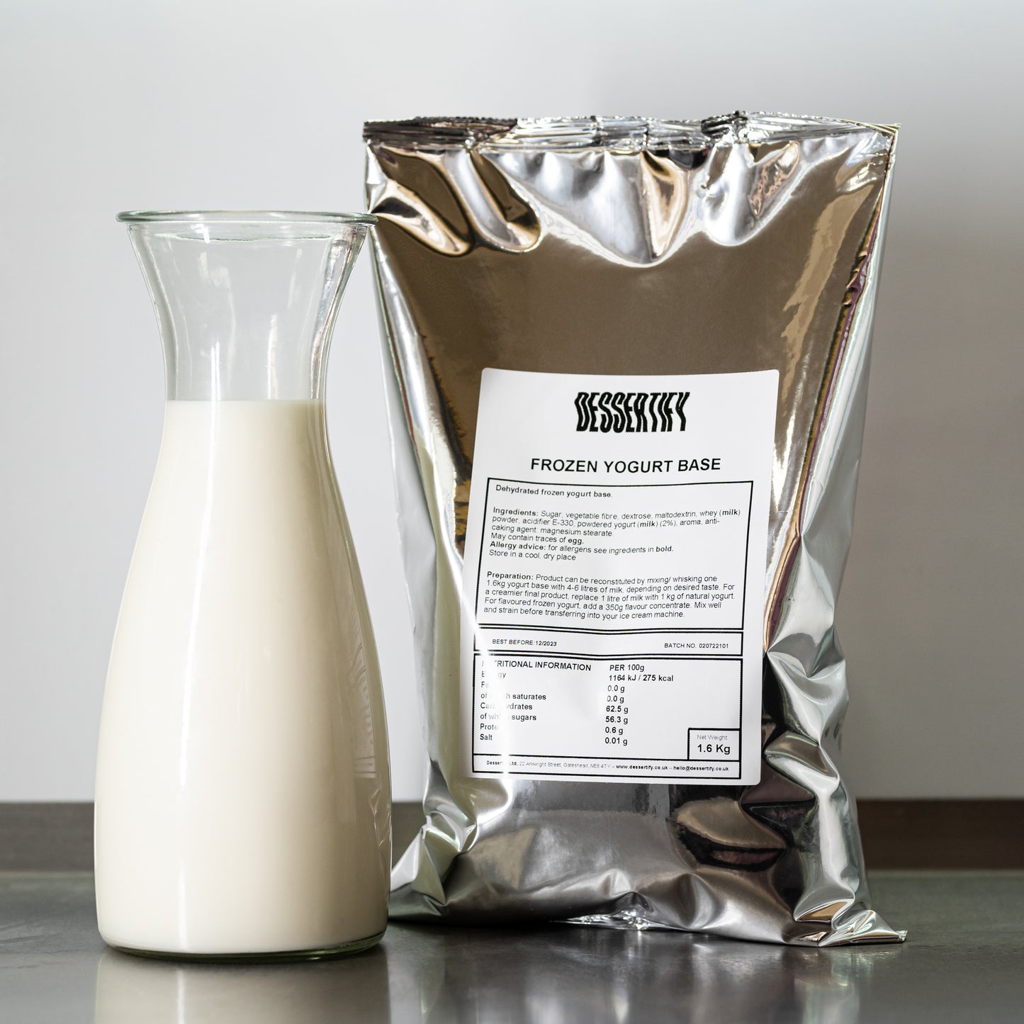 Natural Frozen Yogurt Powder Mix 1.6Kg